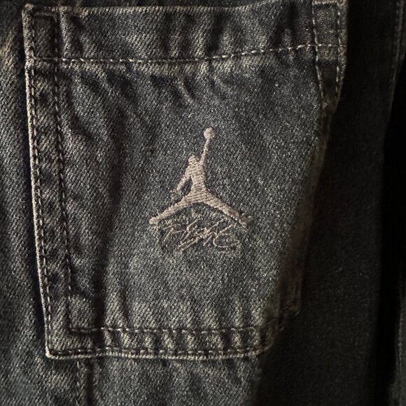 Denim Jordan Flight Heritage Big Kids' Jacket - Picture 3 of 8